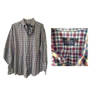 Vineyard Vines Men's Classic Fit Tucker Shirt XS Plaid Long Sleeve Button Front